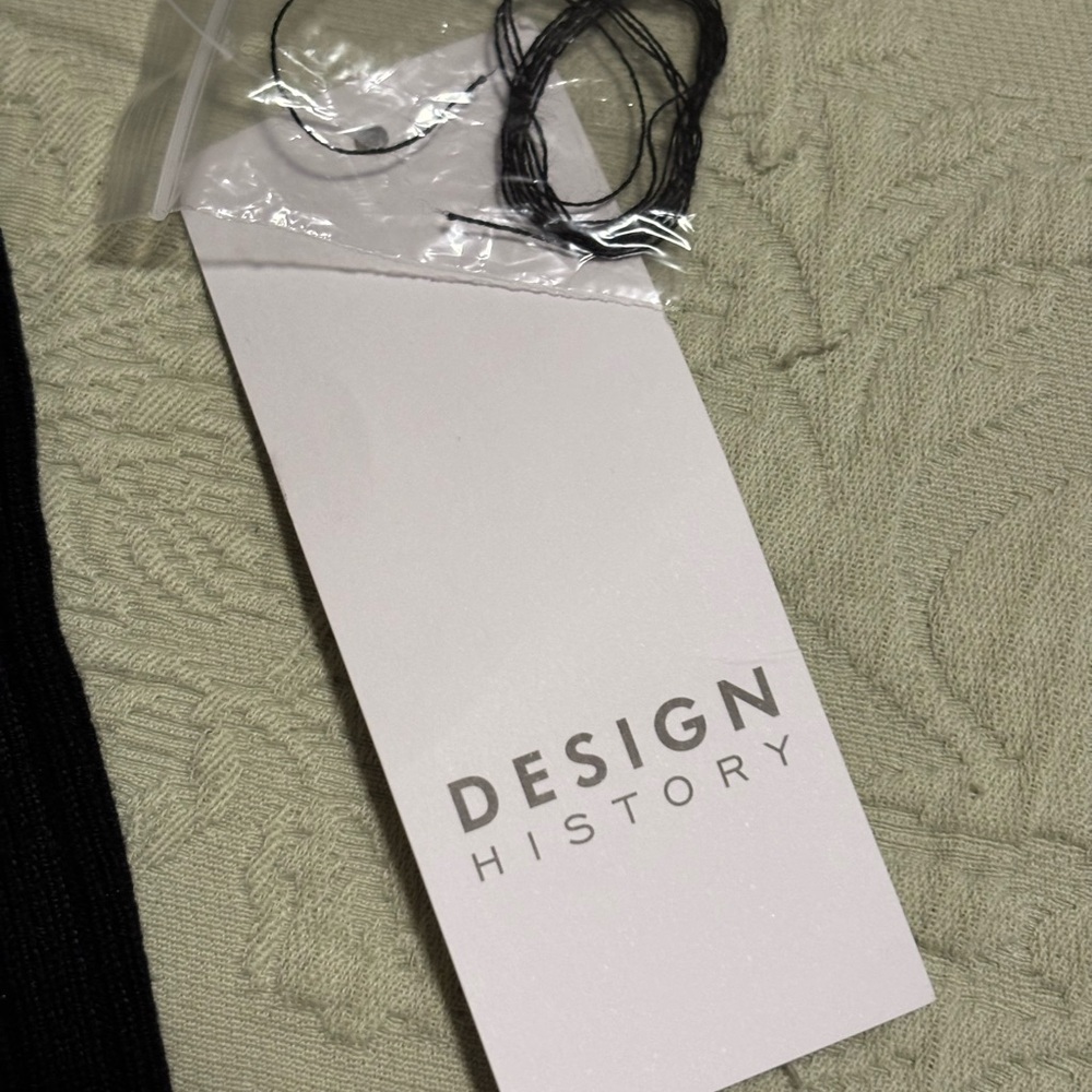 Design History Sweater Puff Sleeve Mixed Media Eloise Black XL NWT New - Picture 7 of 8